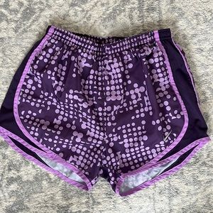 Nike purple sports shorts